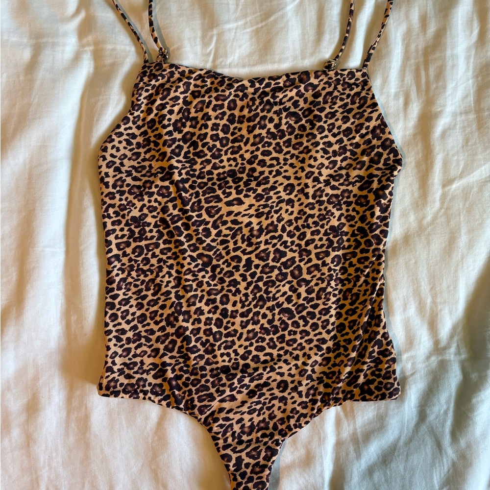 MAI Leopard Print Mod Bodysuit